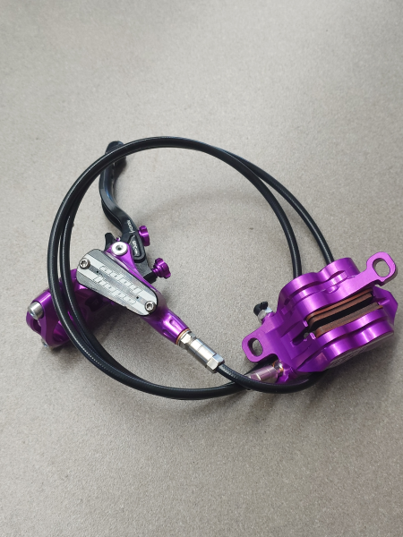 Hope TECH-3 E4 Scheibenbremse purple hinten